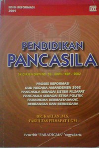 Image of Pendidikan pancasila