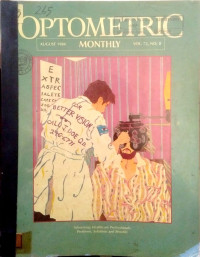 Image of Optometric monthly (volume 75, no. 8, August 1984)