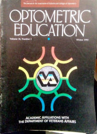 Image of Optometric education (volume 18, number 2, Winter 1993)