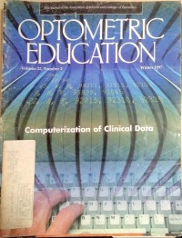 Image of Optometric education (volume 22, number 2, Winter 1997)