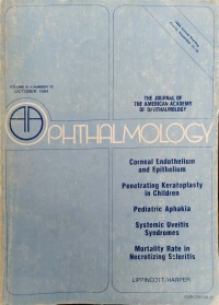 Image of Ophthalmology (volume 91, number 10, October 1984)