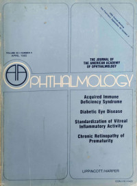Image of Ophthalmology (volume 92, number 4, April 1985)