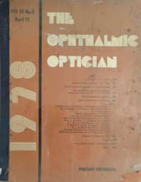 Image of The ophthalmic optician (volume 18, number 8, 15 April 1978)