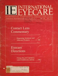 Image of International eyecare (volume 2, number 4, April 1986)
