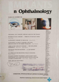 Image of Implants in opthalmology (volume 3, number 4, December 1989)