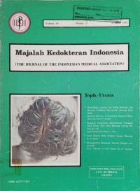 Image of Majalah Kedokteran Indonesia (volume 34, nomor 3, 31 Maret 1983)