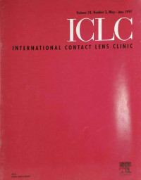 Image of International Contact Lens Clinic (volume 24, number 3, May - June 1997)