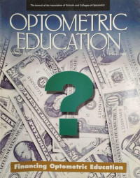 Image of Optometric education (volume 25, number 2, Winter 2000)