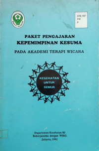 Image of Paket pengajaran kepemimpinan kesehatan untuk semua
