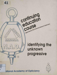 Image of Continuing education course : identifying the unknown progressive
