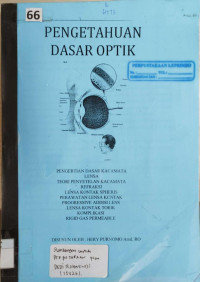 Image of Pengetahuan dasar optik