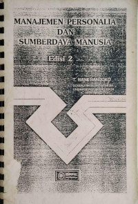 Image of Manajemen personalia dan sumberdaya manusia