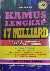 Image of Kamus lengkap 17 milliard : Inggris-Indonesia, Indonesia-Inggris