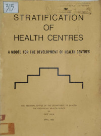 Image of Stratification of health centres : a model for the development of health centres