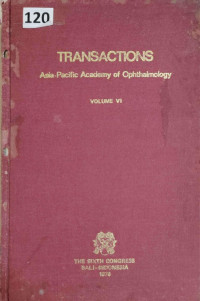 Image of Transactions : Asia-Pacific Academy of Ophthalmology (volume vi)