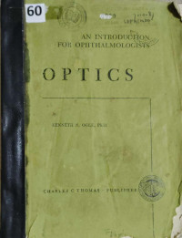 Image of An introduction for ophthalmologists : optics