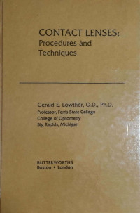 Image of Contact lenses: procedures and techniques