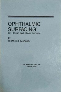 Image of Ophthalmic surfacing : for plastic and glass lenses