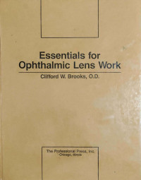 Image of Essentials for ophthalmic lens work
