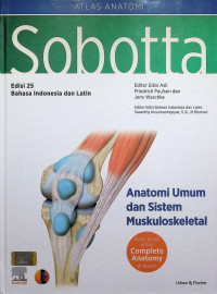 Image of Sobotta Atlas Anatomi : Anatomi Umum, dan Sistem Muskuloskeletal