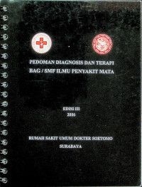 Image of Pedoman Diagnosis dan Terapi Bag / SMF Ilmu Penyakit Mata