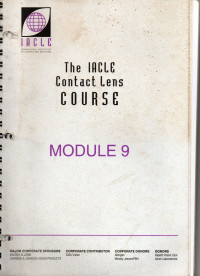 Image of The IACLE Contact Lens Course : Module 9 : Special Topics